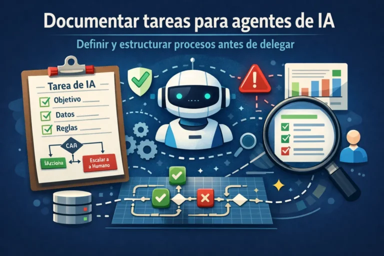 Documentar tareas para agentes de IA de forma clara y estructurada