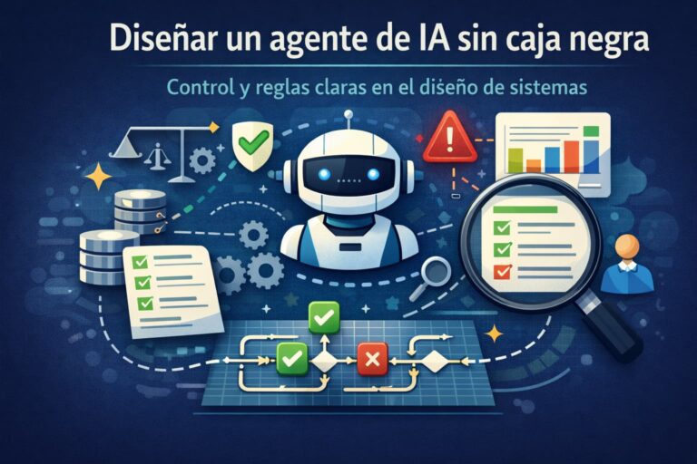 Diseñar un agente de IA con control y sin caja negra